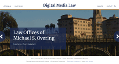 Desktop Screenshot of digitalmedialaw.com