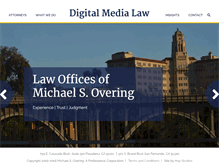 Tablet Screenshot of digitalmedialaw.com